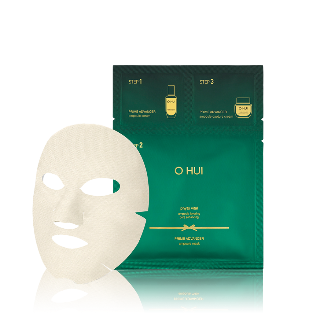 Mặt nạ OHUI Prime Advancer 3-Step Mask giúp làn da săn chắc, khỏe mạnh
